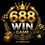 688Win Game black and gold logo with a premium gaming style.