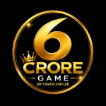 6CRORE Game logo with a premium gold design on a black background.