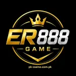 ER888 Game black logo with a premium gaming style.