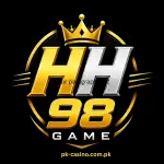 HH98 Game black logo on a dark background