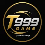 T999 Game logo with a black background and premium gold metallic design.