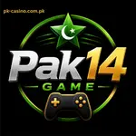 Pak14 Game logo with a modern gaming design